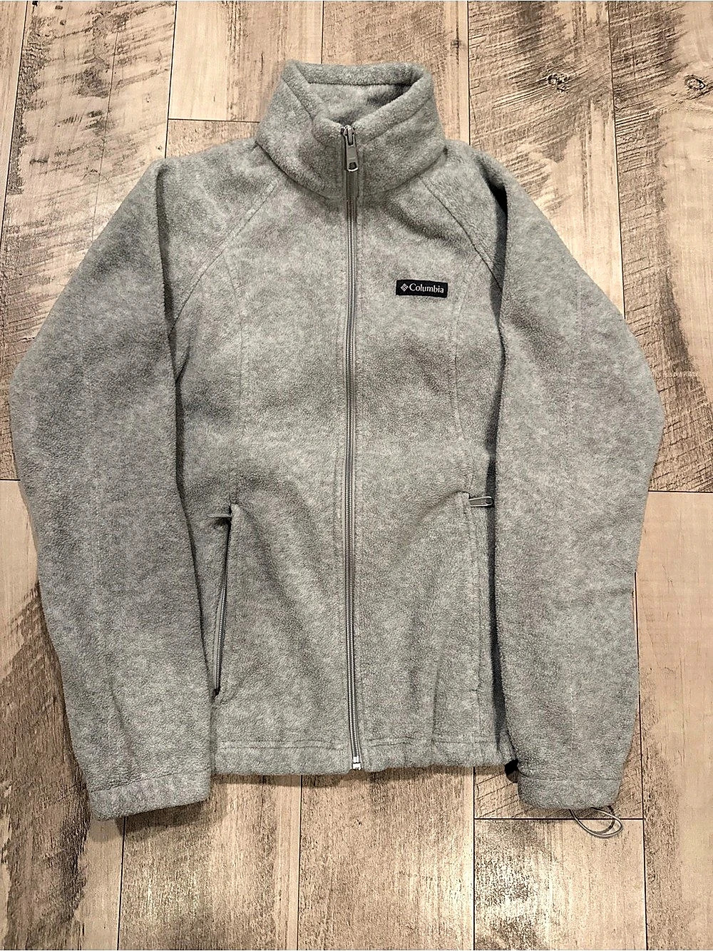 Gray Fleece Full-Zip Jacket